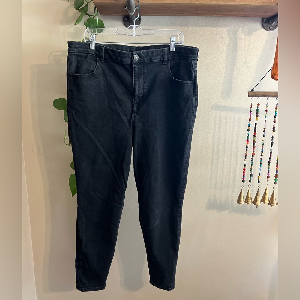 American Eagle Black Skinny Jeans Size 20
